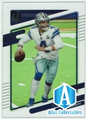 2020 Panini Donruss Clearly Dak Prescott #13 Dallas Cowboys